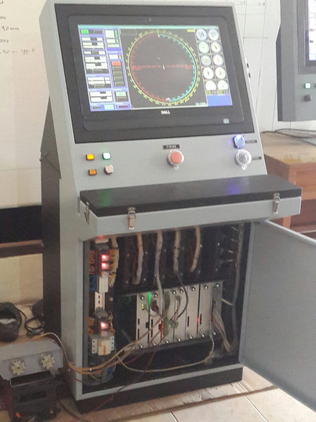 Panel Operator dan Wiring Terpasang