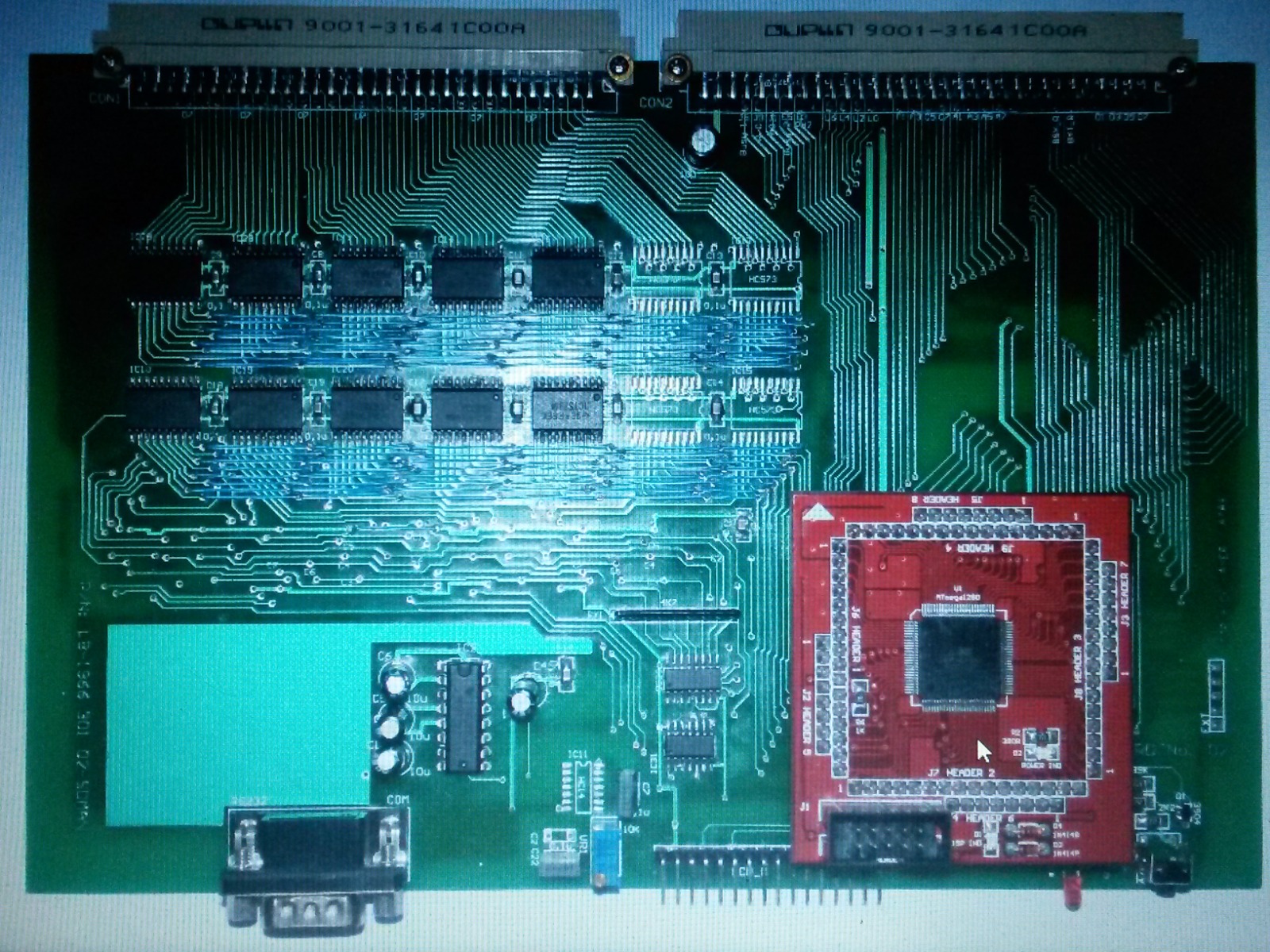Perakitan Microcontroller pada PCB Utama