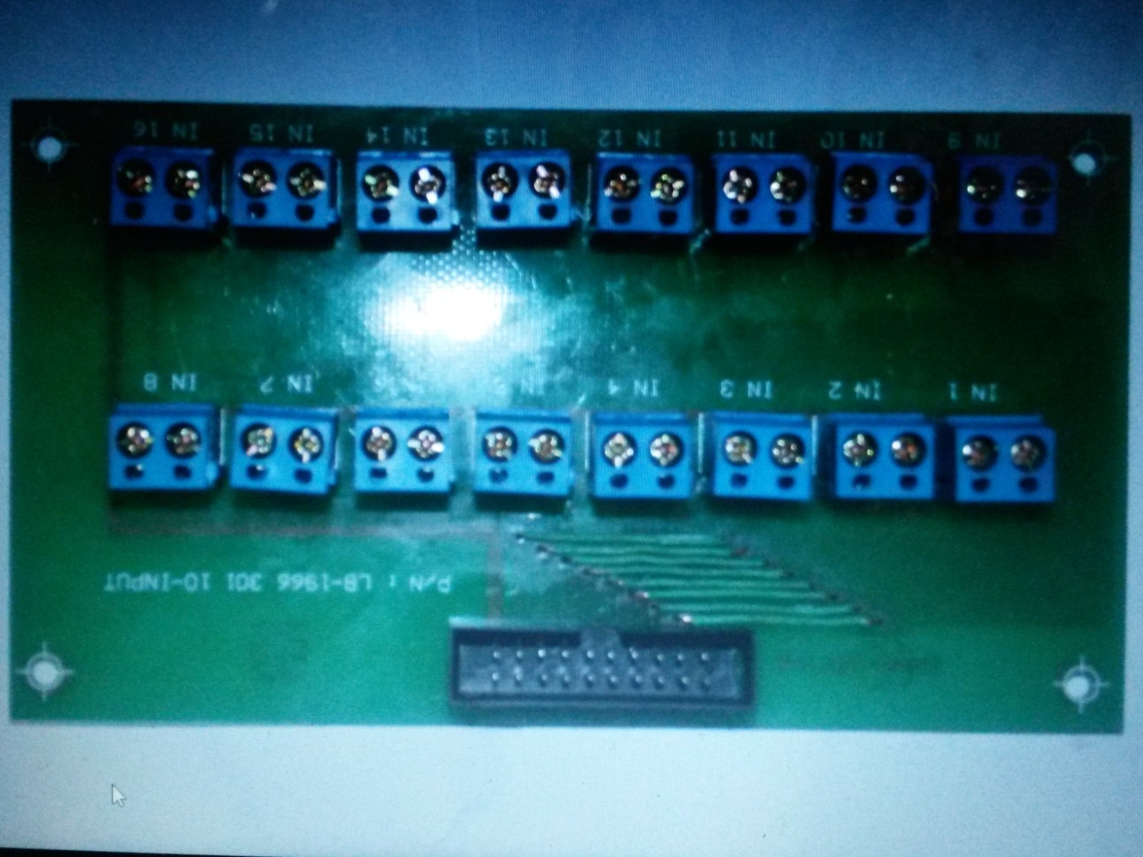 Pemasangan Terminal Input Output